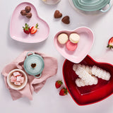 Le Creuset Stoneware Petite Round Casserole with Heart Knob 10cm Sea Salt