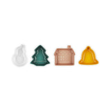 Le Creuset Stoneware Set of 4 Christmas Mini Dishes