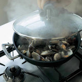 Le Creuset Toughened Non-Stick 26cm Shallow Casserole With Glass Lid