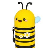 Legami 2-In-1 Silicone Kawaii Bee Pencil Case