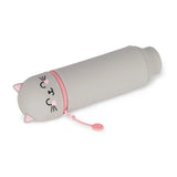 Legami 2-In-1 Silicone Kawaii Kitty Pencil Case