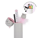 Legami 2-In-1 Silicone Kawaii Kitty Pencil Case