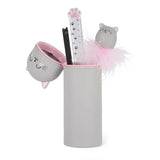 Legami 2-In-1 Silicone Kawaii Kitty Pencil Case