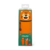 Legami 2-In-1 Silicone Kawaii Tiger Pencil Case