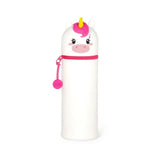 Legami 2-In-1 Silicone Kawaii Unicorn Pencil Case