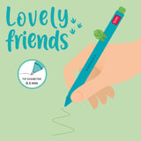 Legami Lovely Friends Green Ink Dino Gel Pen