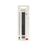 Legami Refill for Erasable Black Gel Pen Set of 3