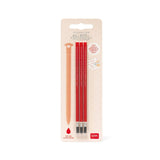Legami Refill for Erasable Red Gel Pen Set of 3
