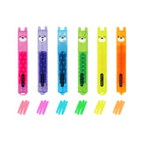 Legami Set of 6 Teddy's Mood Mini Highlighters