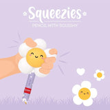 Legami Squeezies Pencil with Squishy - Daisy
