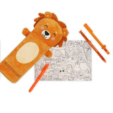 Legami Super Soft Plush Lion Pencil Case