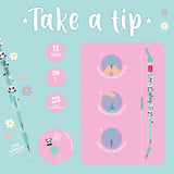 Legami Take a Tip Stackable Panda Pencil with Eraser