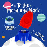 Legami To The Moon And Back Pencil Sharpener with Eraser