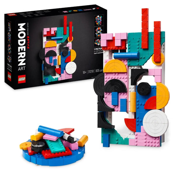 Lego® Art Modern Art Colourful Abstract Wall Canvas Set  31210