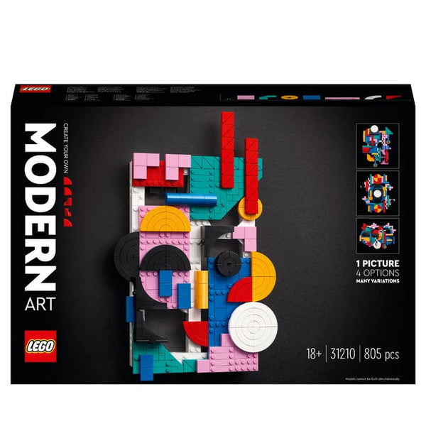 Lego® Art Modern Art Colourful Abstract Wall Canvas Set  31210