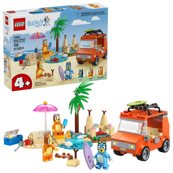 LEGO® Bluey's Beach & Family Car Trip