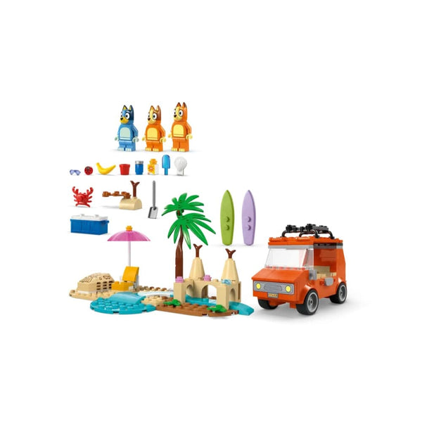 LEGO® Bluey's Beach & Family Car Trip