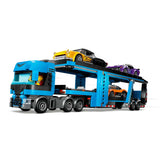 Lego Car Transporter Truck with Sports Cars