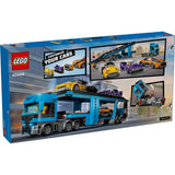 Lego Car Transporter Truck with Sports Cars