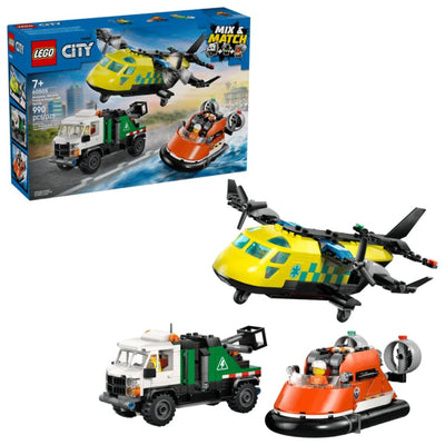 LEGO City Airplane Service Truck & Hovercraft Rem