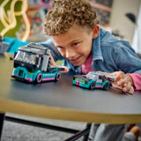 LEGO® City Race Car and Car Carrier Truck