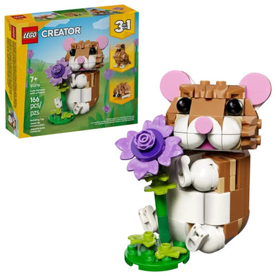 LEGO Creator 3-in-1 Cute Hamster with a Flower