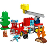 LEGO DUPLO Fire Truck with Hose and Firefighter