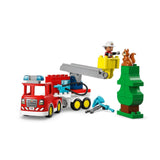 LEGO DUPLO Fire Truck with Hose and Firefighter