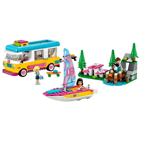 LEGO® Friends Forest Camper Van and Sailboat