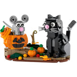 Lego Halloween Cat and Mouse