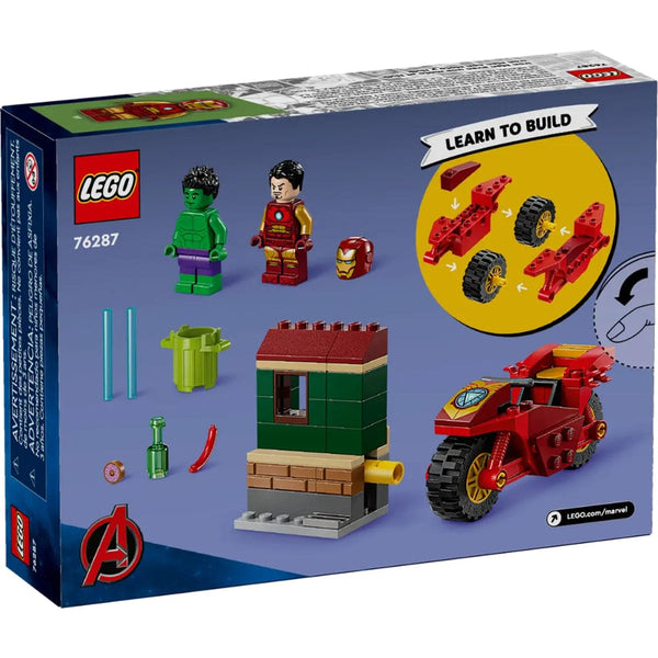 LEGO® Marvel Iron Man with Bike and The Hulk
