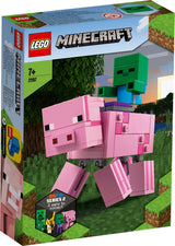 LEGO® Minecraft Bigfig Pig With Baby Zombie