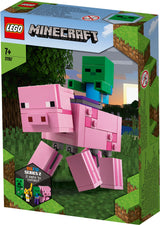 LEGO® Minecraft Bigfig Pig With Baby Zombie