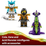 LEGO NINJAGO Cole's Mission Mech & Dragon Zane