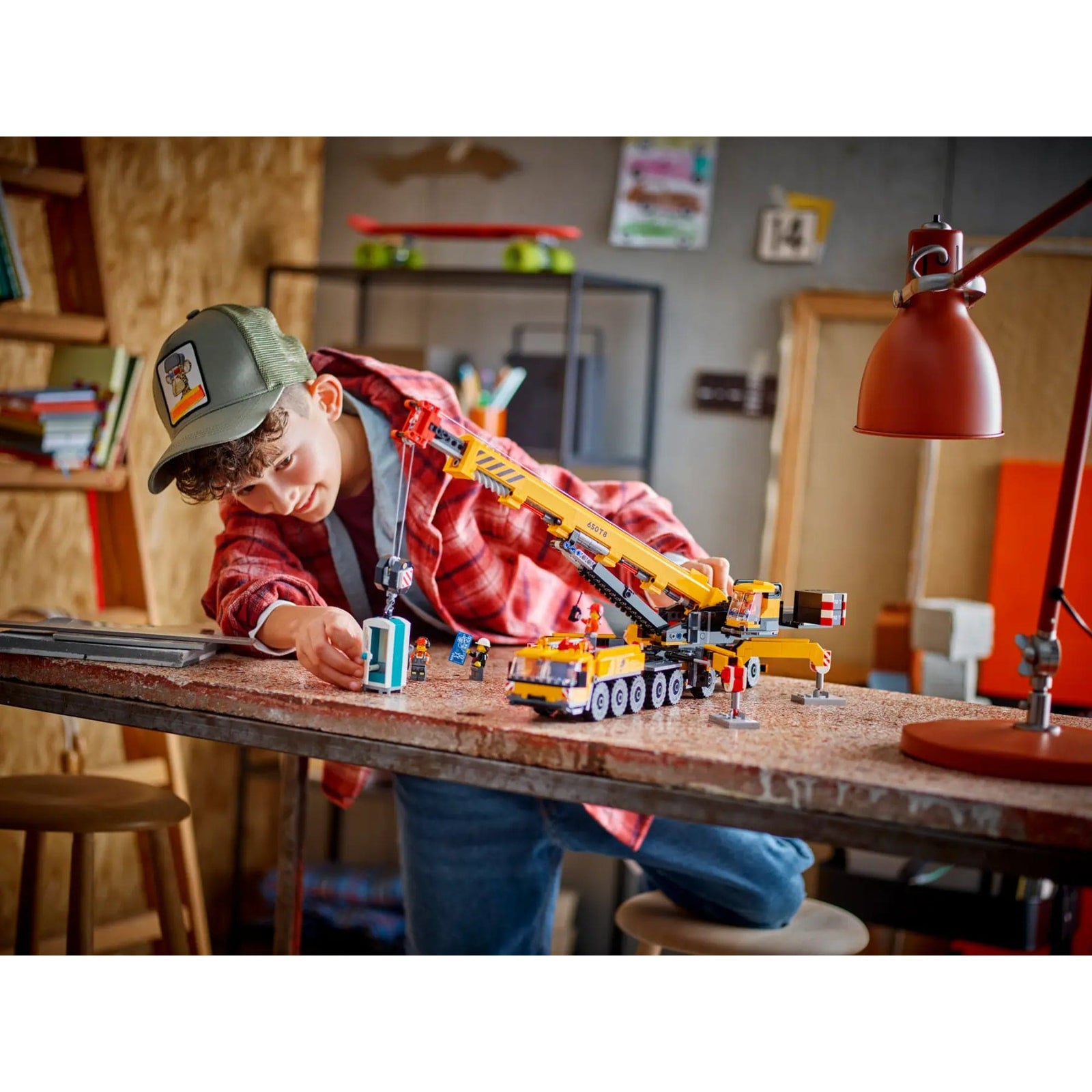 Lego Yellow Mobile Construction Crane - Main Image