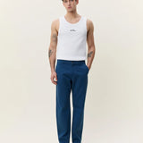 Les Deux Chino Pants In Dark Denim Blue