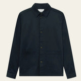 Les Deux Langley Overshirt Regular Fit in Dark Navy