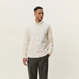 Les Deux Pinwale Corduroy Shirt In Ivory