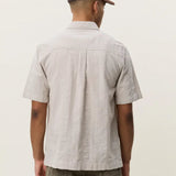 Les Deux Structured Short Sleeve Shirt In Light Sand