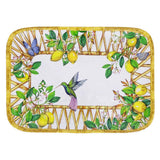 Les Jardins de la Comtesse Capri Rectangular tray in melamine with lemons - 45 x 32 cm
