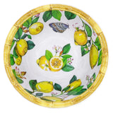 Les Jardins de la Comtesse Capri Small bowl in melamine with lemons- Ø 15 cm
