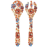 Les Jardins de la Comtesse Jaipur Floral melamine salad servers - 33 cm