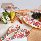 Les Jardins de la Comtesse Jaipur Floral melamine salad servers - 33 cm
