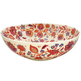 Les Jardins de la Comtesse Jaipur Large floral melamine salad bowl - Ø 31 cm