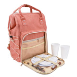 Les Jardins de la Comtesse Picnic Backpack "Escapade" Pink - 2 persons