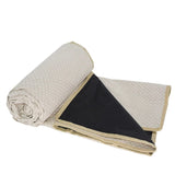 Les Jardins de la Comtesse Waterproof picnic blanket beige with white polka dots 140x140cm