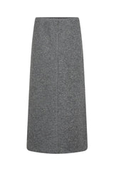Leveté Room LR-ICON 1 Knitted Skirt in Dark Grey