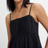 Levi's Tiered Issa Dress in Caviar Black