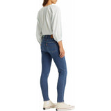 Levi's 721 High Rise Skinny Jeans Blue Wave In Mid Blue