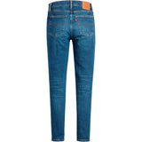 Levi's 721 High Rise Skinny Jeans Blue Wave In Mid Blue